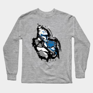 Captain Rex Speed-Paint - Heather Long Sleeve T-Shirt